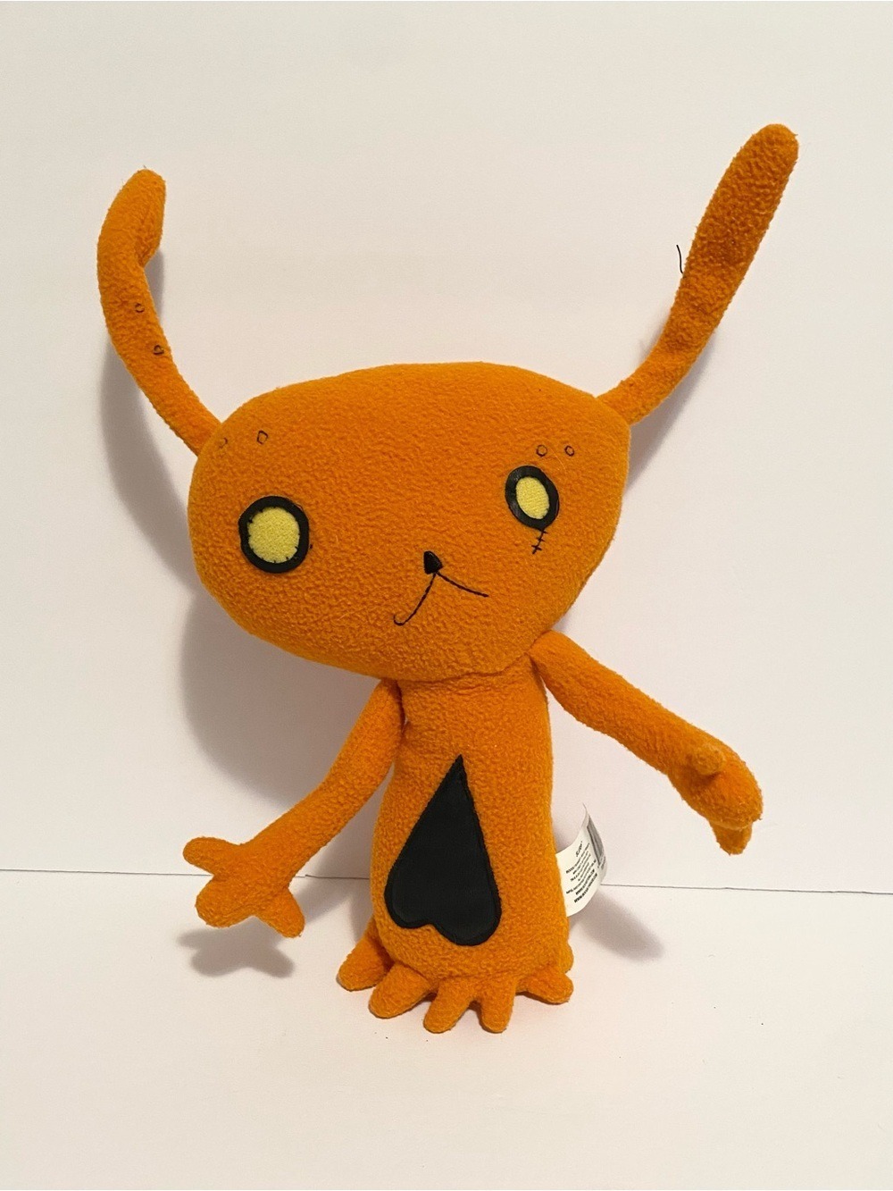 Boogily Bunnies Slurp Plush Jakks Orange Collectible Stuffed Animal Toy 9”